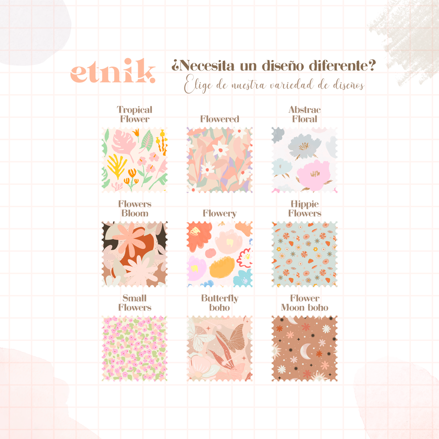 BIGS-0027 - Arco Hippie Flowers Opciones