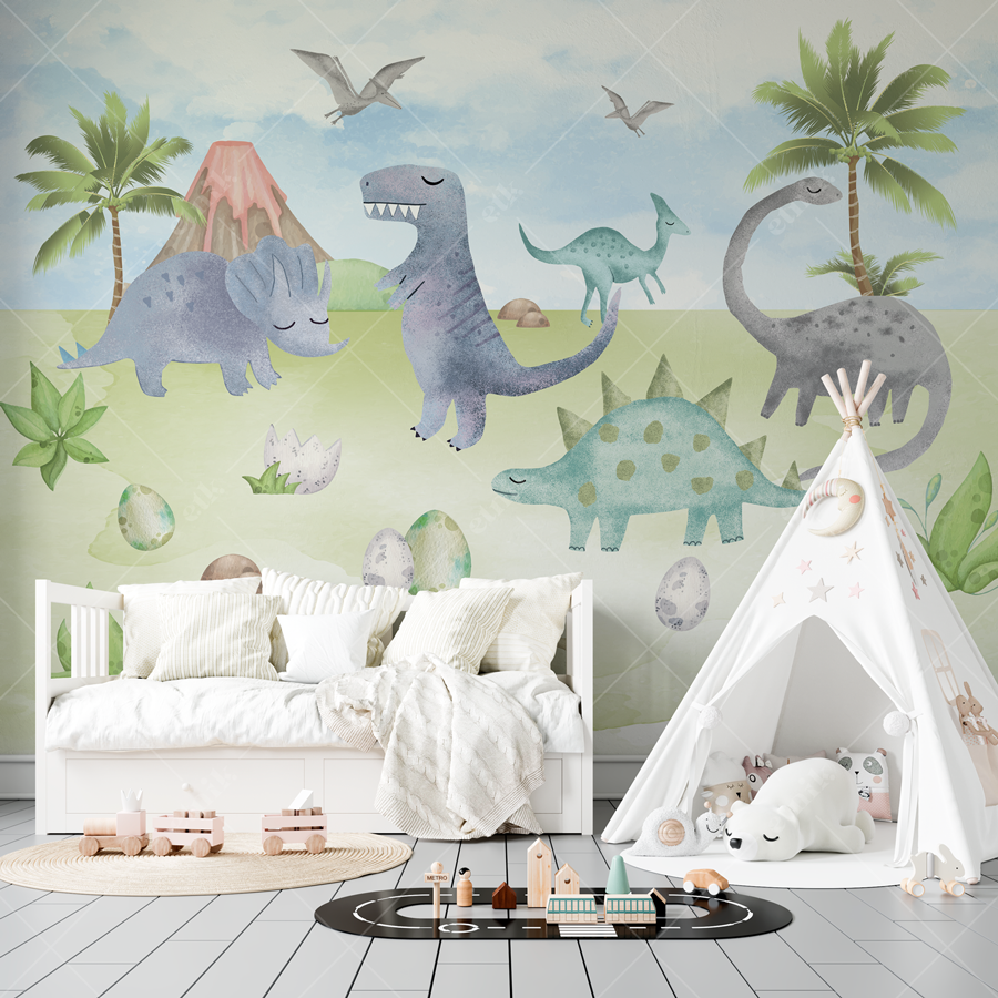 Dinos-Acuarela-Verdes-Azulados-tipi-sofá-WEBz