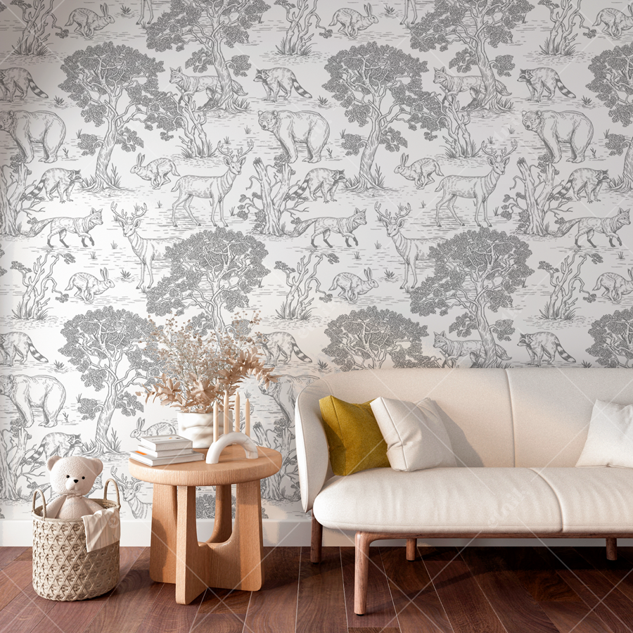 Forest-Grabado-Naturaleza-sofá-blanco-osito-WEBz