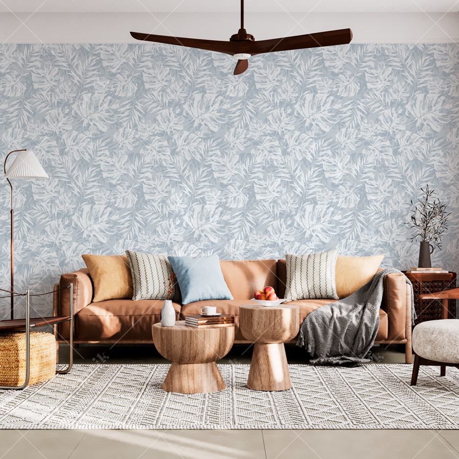 Tropical-Monocromático-Azul-sofá-cuero-WEBz