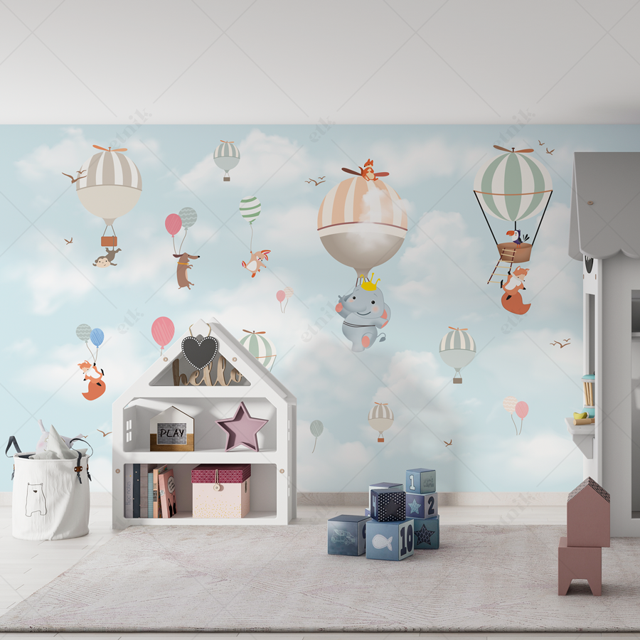 Elephant-Globos-Aerostát-sala-juegos-WEBz